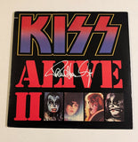 KISS PAUL STANLEY signed KISS ALIVE II LP Original 80s Copy