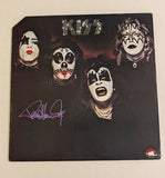 KISS PAUL STANLEY signed KISS DEBUT LP COMPLETE Original 70s Pressing Paul Stanley Owned