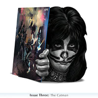 KISS Sculptures With Replicated Full-Color Album Art CATMAN Bradford Exchange