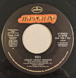 KISS PAUL STANLEY signed CRAZY CRAZY NIGHTS PROMO 45