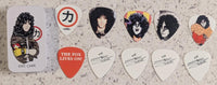 ERIC CARR Metal Tin with 5 Guitar Picks KISS
