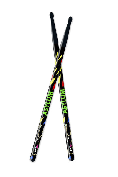 ERIC CARR Set of 2 ASYLUM DRUMSTICKS  KISS