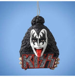 KISS Set of 2 Christmas Ornaments Gene Simmons Paul Stanley Demon Starchild