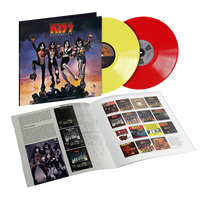 KISS PAUL STANLEY and ACE FREHLEY Signed DESTROYER 45th colored vinyl LP