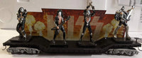 KISS Bradford Exchange Rock n Roll Express Illuminated Electric Train 10 Cars Total Sample w Paperwork