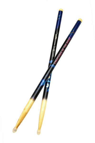 ERIC CARR Set of 2 CREATURES DRUMSTICKS  KISS