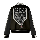 KISS NYC Pop Up Leather Varsity Jacket Size Large and XL Available