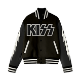 KISS NYC Pop Up Leather Varsity Jacket Size Large and XL Available