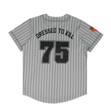 KISS KISSOnline Ex DRESSED TO KILL AWAY Baseball Jersey Large