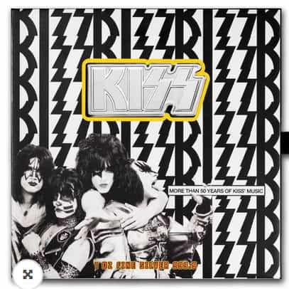 KISS 2024 50 Years of KISS 1 oz Pure Silver Shaped Logo SEALED NEW