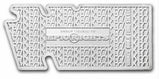 KISS 2024 50 Years of KISS 1 oz Pure Silver Shaped Logo SEALED NEW