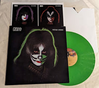 KISS PETER CRISS Green Vinyl lp from SOLO LP BOXSET w poster