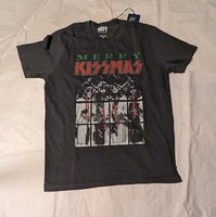 KISS MERRY KISSMAS Christmas Lucky Brand short sleeve T-shirt XL