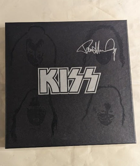 PAUL STANLEY signed in Silver SOLO LPs BOX SET Cover