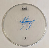 9-21-2012 HOLMDEL NJ  Eric Singer Stage-used signed drum heads KISS