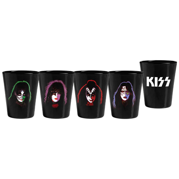 KISS KISSOnline Ex SOLO SHOT GLASS SET Sealed New