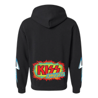 KISS KISSOnline Ex UNMASKED ZIP HOODIE Size 2XL