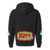 KISS KISSOnline Ex UNMASKED ZIP HOODIE Size 2XL