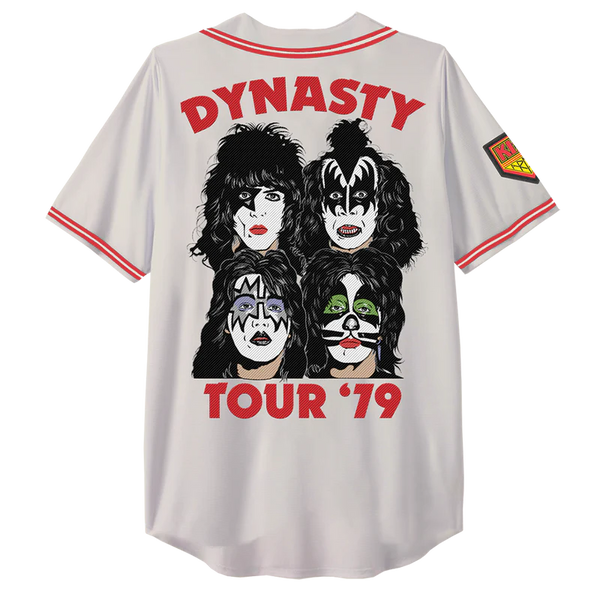 KISS Dynasty Tour 79’ Baseball Jersey 2XL