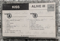 KISS Eric Singer Owned  ALIVE III Promo Cassette  Personal Collection
