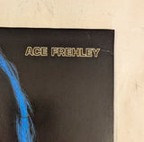 KISS ACE FREHLEY Signed SOLO LP Signed in Blue SCRATCH & DENT