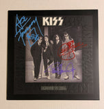 KISS PAUL STANLEY GENE SIMMONS and ACE FREHLEY signed DRESSED TO KILL LP