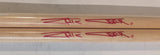 ERIC CARR Set of 2 RED SIGNATURE  DRUMSTICKS  KISS