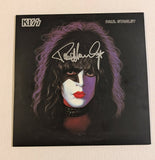 PAUL STANLEY Silver signed solo  LP SCRATCH and DENT