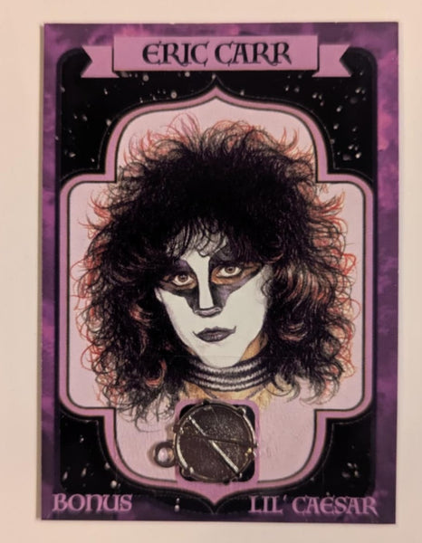 ERIC CARR  Custom Charm on a Trading Card KISS