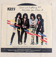 KISS PAUL STANLEY signed TEARS ARE FALLING PROMO 45