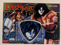 ERIC CARR  BASS Guitar Pick on a Trading Card KISS