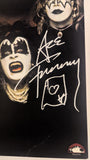 KISS ACE FREHLEY Signed DEBUT 1st  LP Autograph Signed in White Scratch and Dent