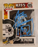 KISS ACE FREHLEY Signed FUNKO POP #123 Vinyl Figure  Blue signature #3