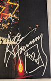 KISS ACE FREHLEY Signed KISS UNPLUGGED LP Signed in White