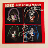 KISS PAUL STANLEY GENE SIMMONS and ACE FREHLEY Signed BEST OF SOLO ALBUMS LP