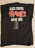 KISS Eric Singer Owned ALICE COOPER TRASHES JAPAN 1990 T-SHIRT New Unused  Personal Collection