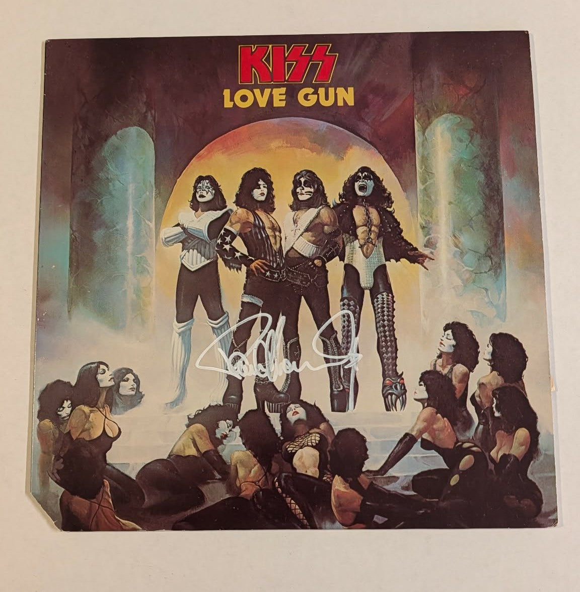 KISS　LOVE　GUN　LIMITED　EDITION ポール・スタンレー KISS PAUL STANLEY signed KISS LOVE GUN LP COMPLETE Original 70s