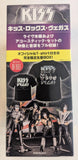 KISS ROCKS VEGAS JAPAN DELUXE BLU-RAY BOX SET w T-SHIRT and OBI Strip
