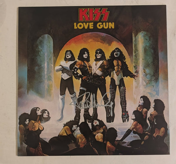 KISS PAUL STANLEY Signed LOVE GUN LP Autograph