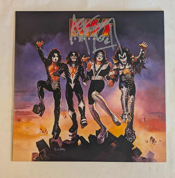 KISS ACE FREHLEY signed DESTROYER LP Autograph