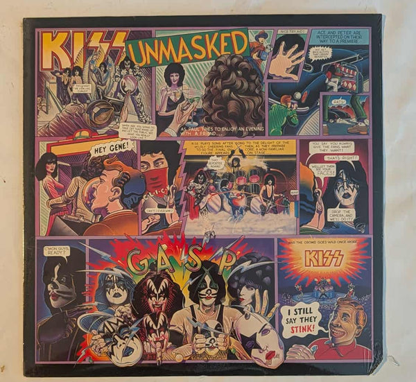 KISS UNMASKED Original 1980  Vinyl LP SEALED NEW w poster and order form