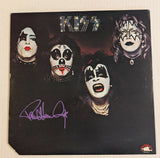 KISS PAUL STANLEY signed KISS DEBUT LP COMPLETE Original 70s  Pressing Paul Stanley Owned