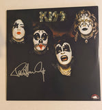 PAUL STANLEY signed KISS Debut 1st LP Silver Signature