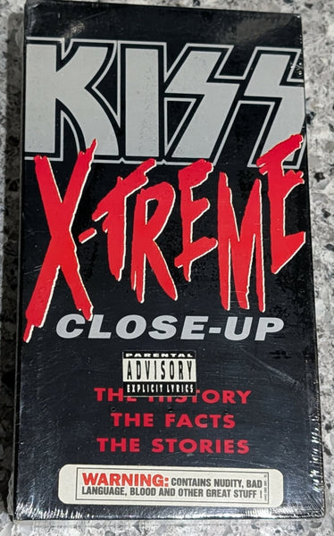 KISS Eric Singer Owned KISS X-TREME CLOSE-UP VHS New Sealed