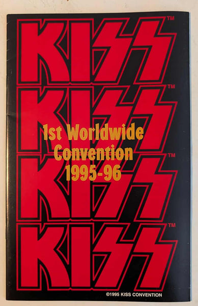 KISS Eric Singer Owned 1995 OFFICIAL CONVENTION PROGRAM Personal Collection