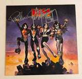PAUL STANLEY and ACE FREHLEY Signed DESTROYER LP Silver Signatures
