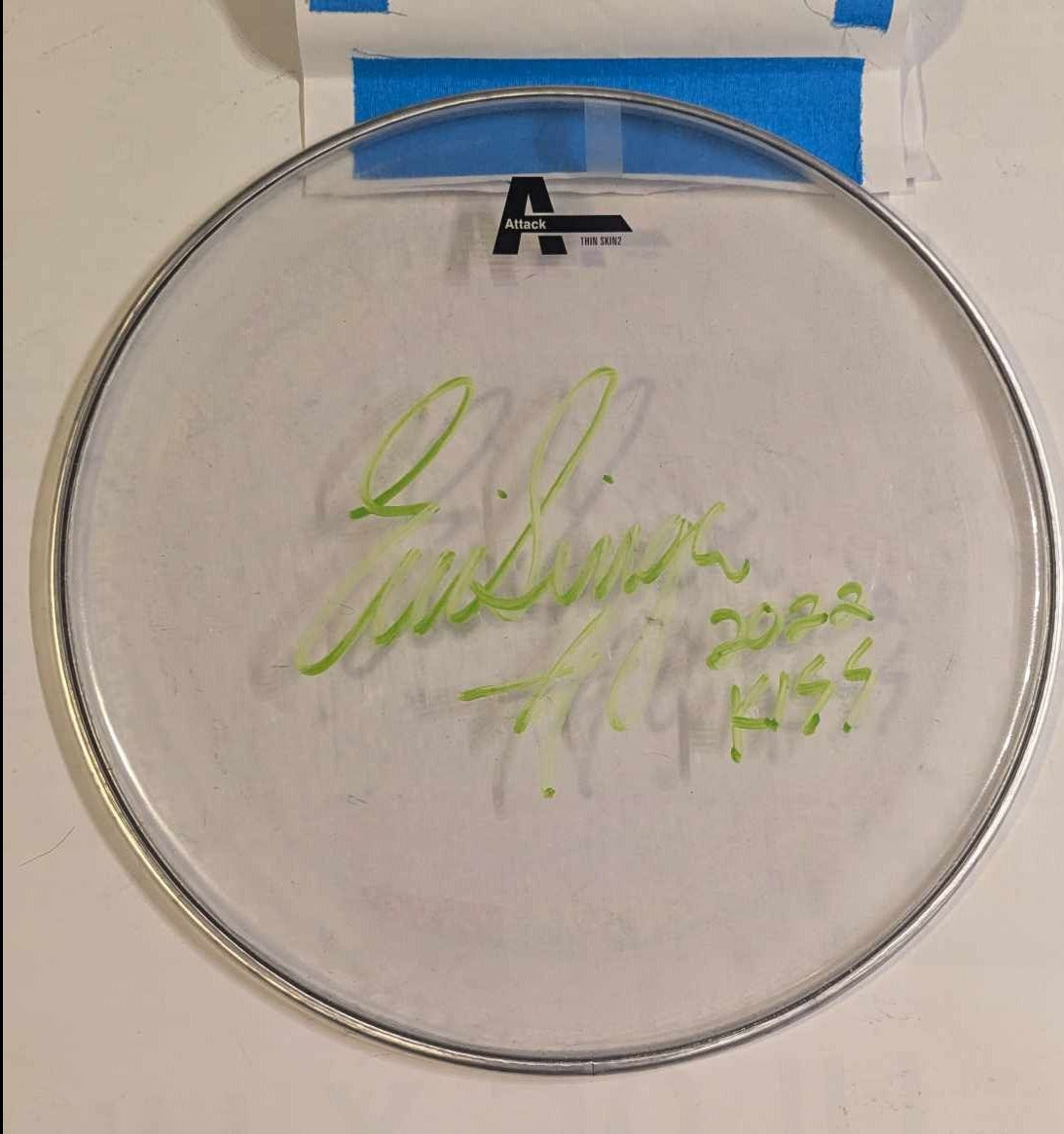 Eric Singer Stage-Used Drumheads – KISS Haven