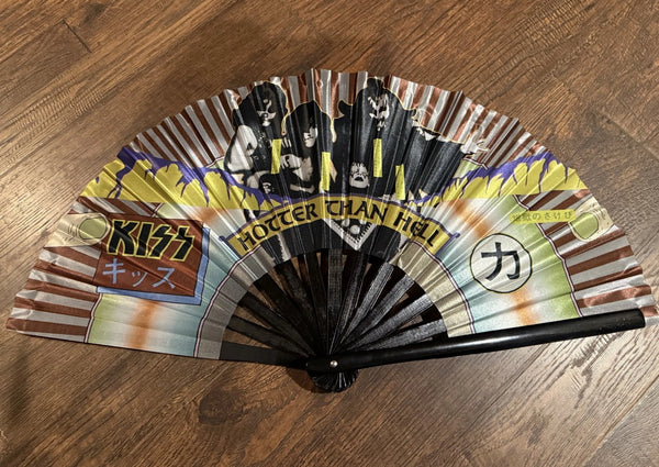 KISS HOTTER THAN HELL Fan New Sealed