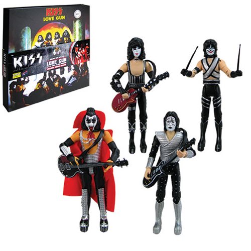 KISS Love Gun 3 3/4-Inch Action Figure Deluxe Box Set - Convention