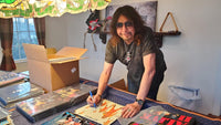 KISS ACE FREHLEY Signed ORIGINS VOL 2 LP Green/Red Vinyl OBTAINED FROM ACE